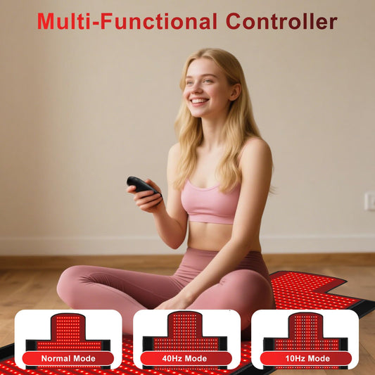 fyovuv red light therapy mat neck-head zone targets neck comfort