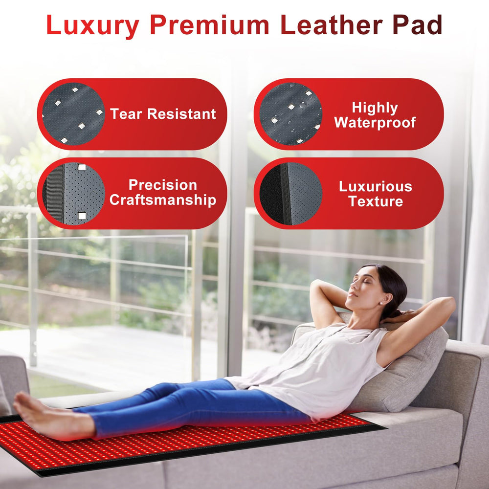 fyovuv red light therapy mat portable design for home or travel