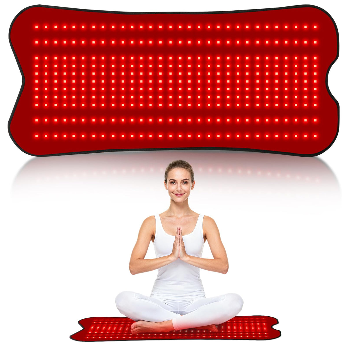 Fyovuv red light therapy wrap in use on the body for full coverage.