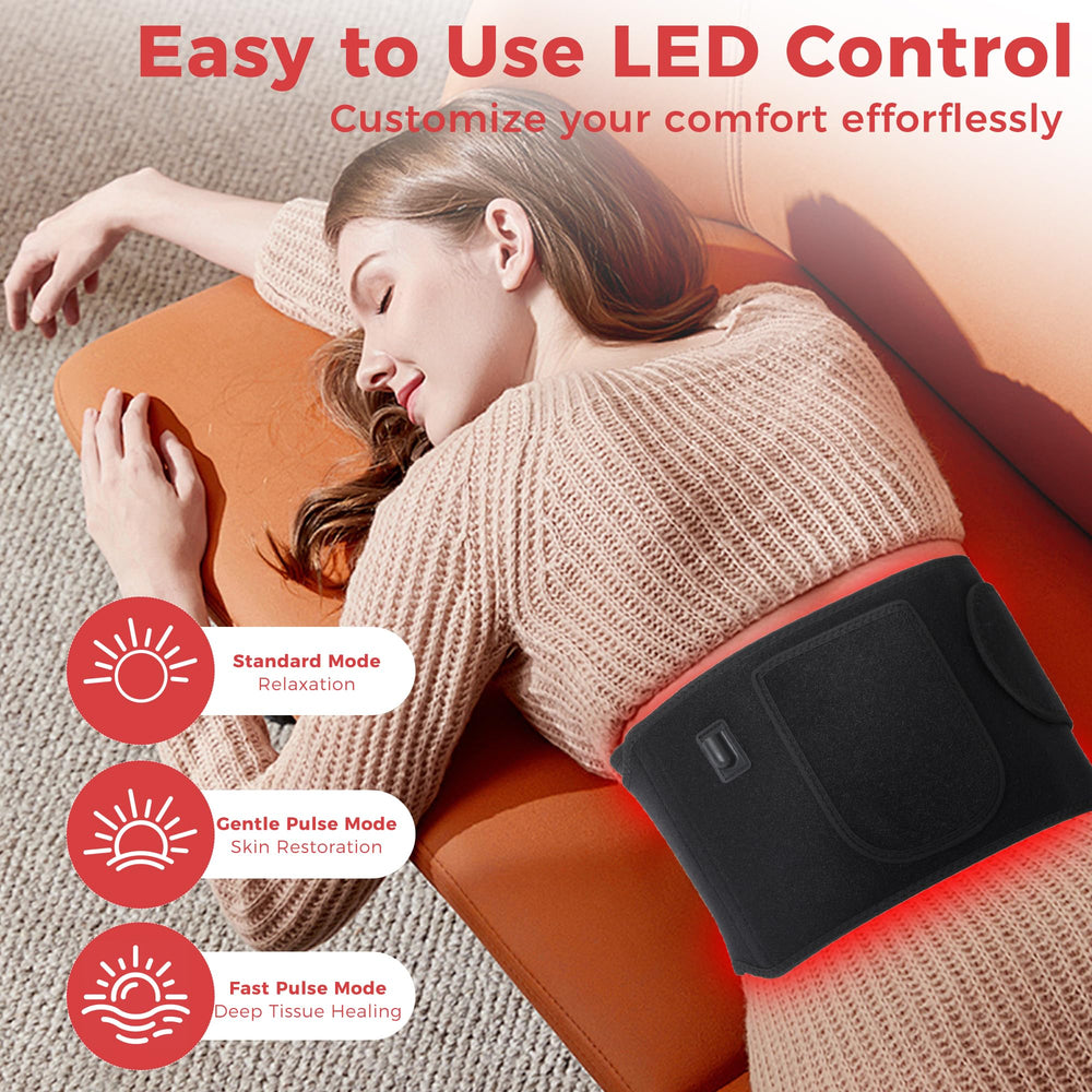 fyovuv red light belt control panel for customized sessions