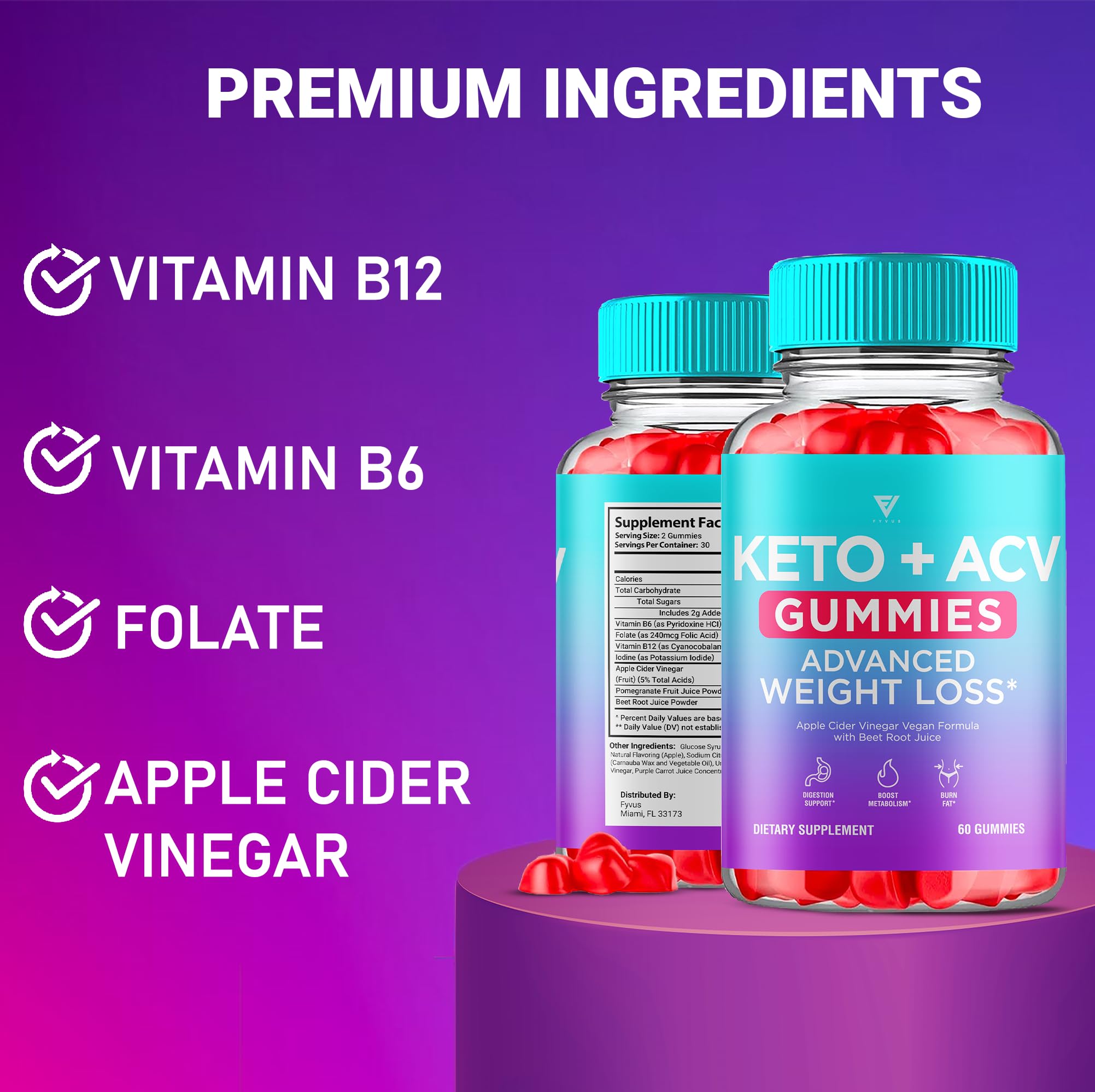 Fyvus third-party tested seal ensuring quality and transparency in every bottle