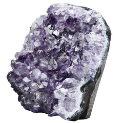 FZBHRO amethyst geode close-up highlights natural crystal patterns and texture