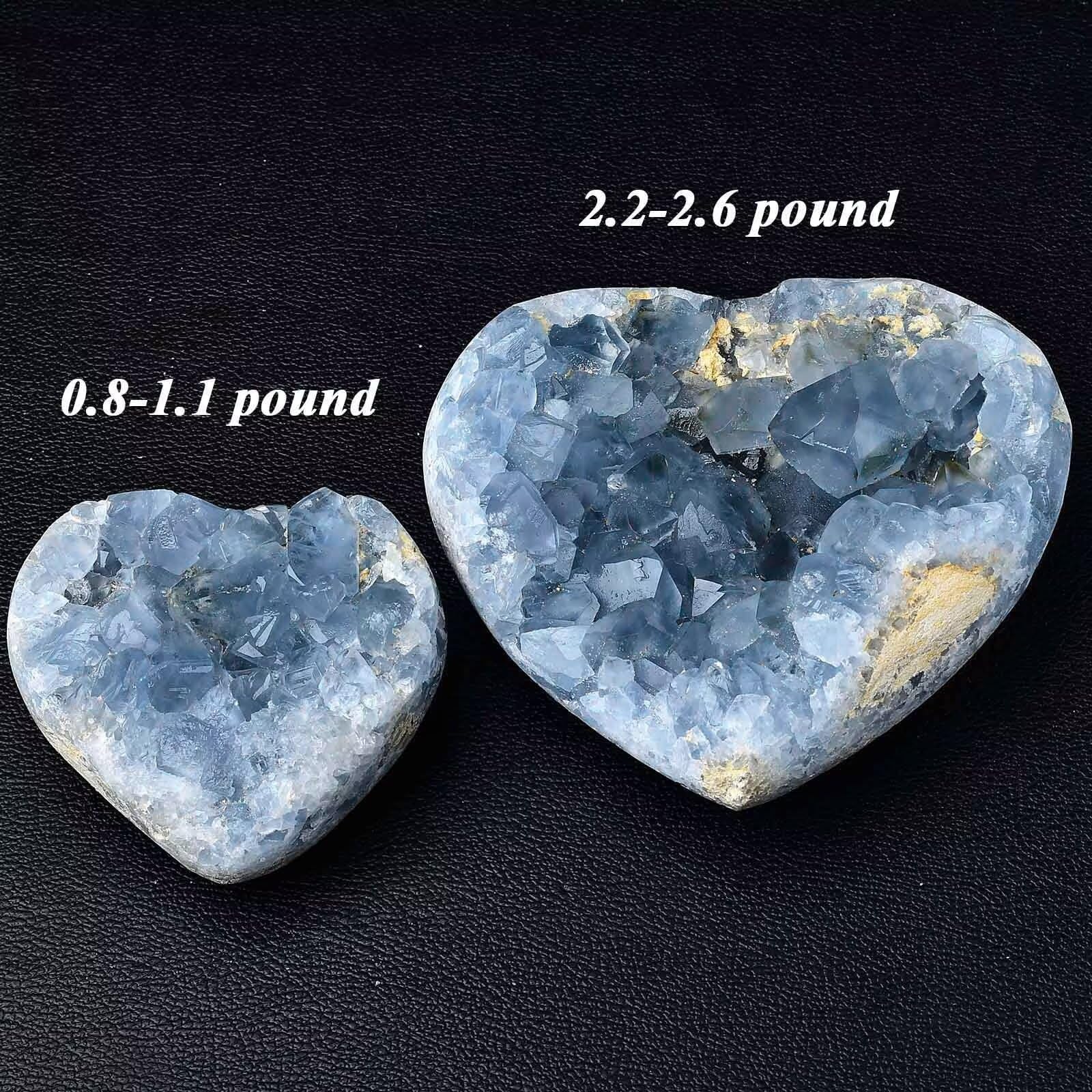 FZBHRO geode heart on stand elevates crystal office decor.