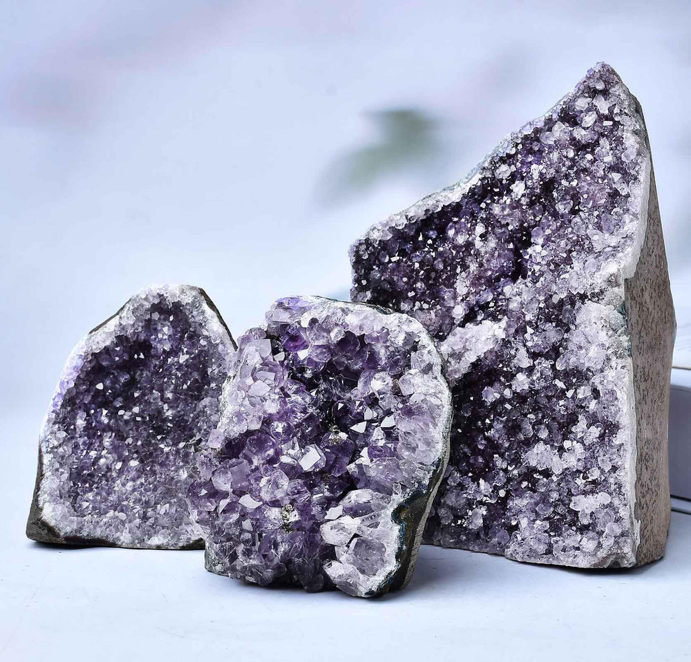 FZBHRO gift-ready amethyst geode ideal for crystal lovers and mindful spaces