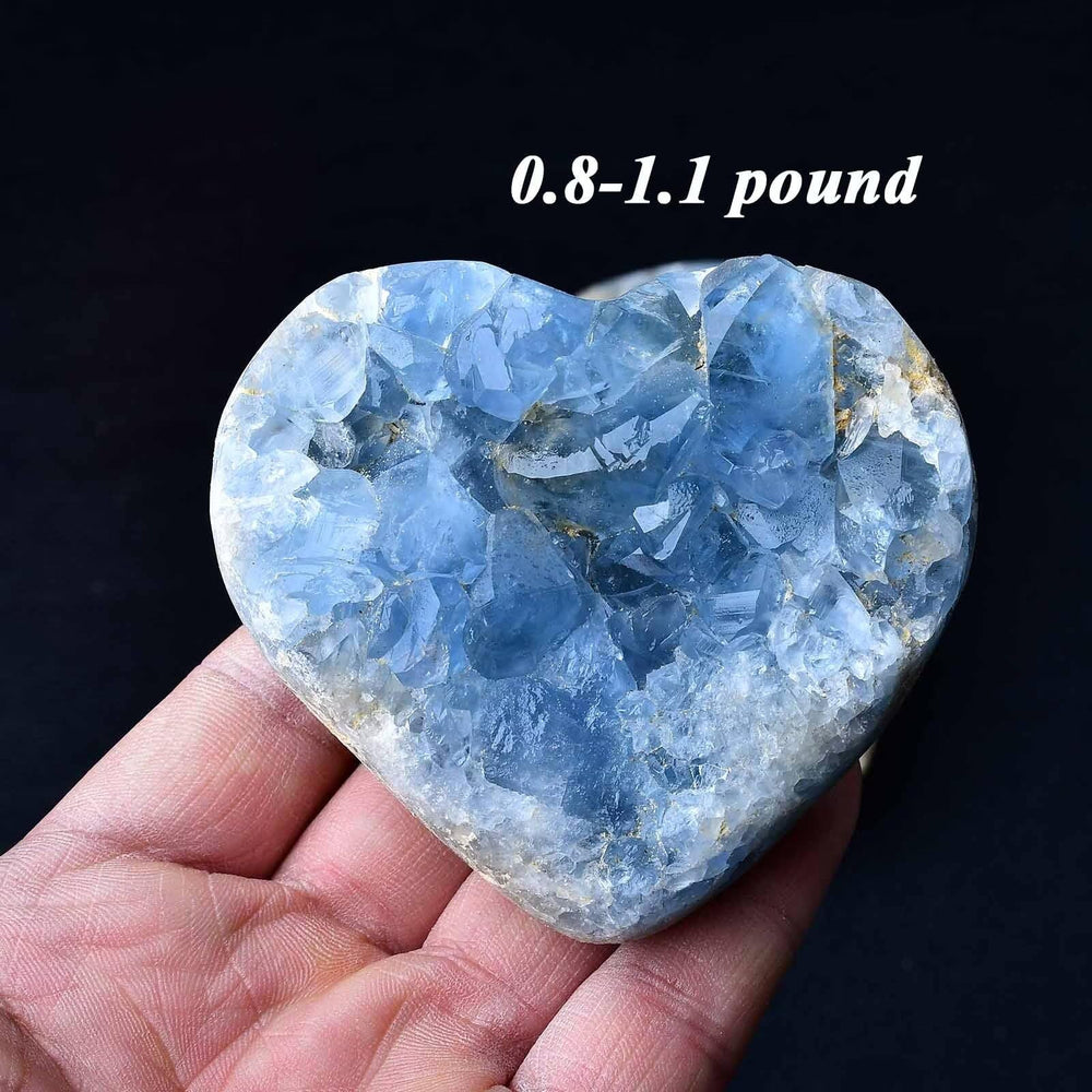 FZBHRO office decor celestite heart adds calming focal point to any room.
