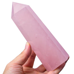 FZBHRO pink quartz ritual crystal for relaxation