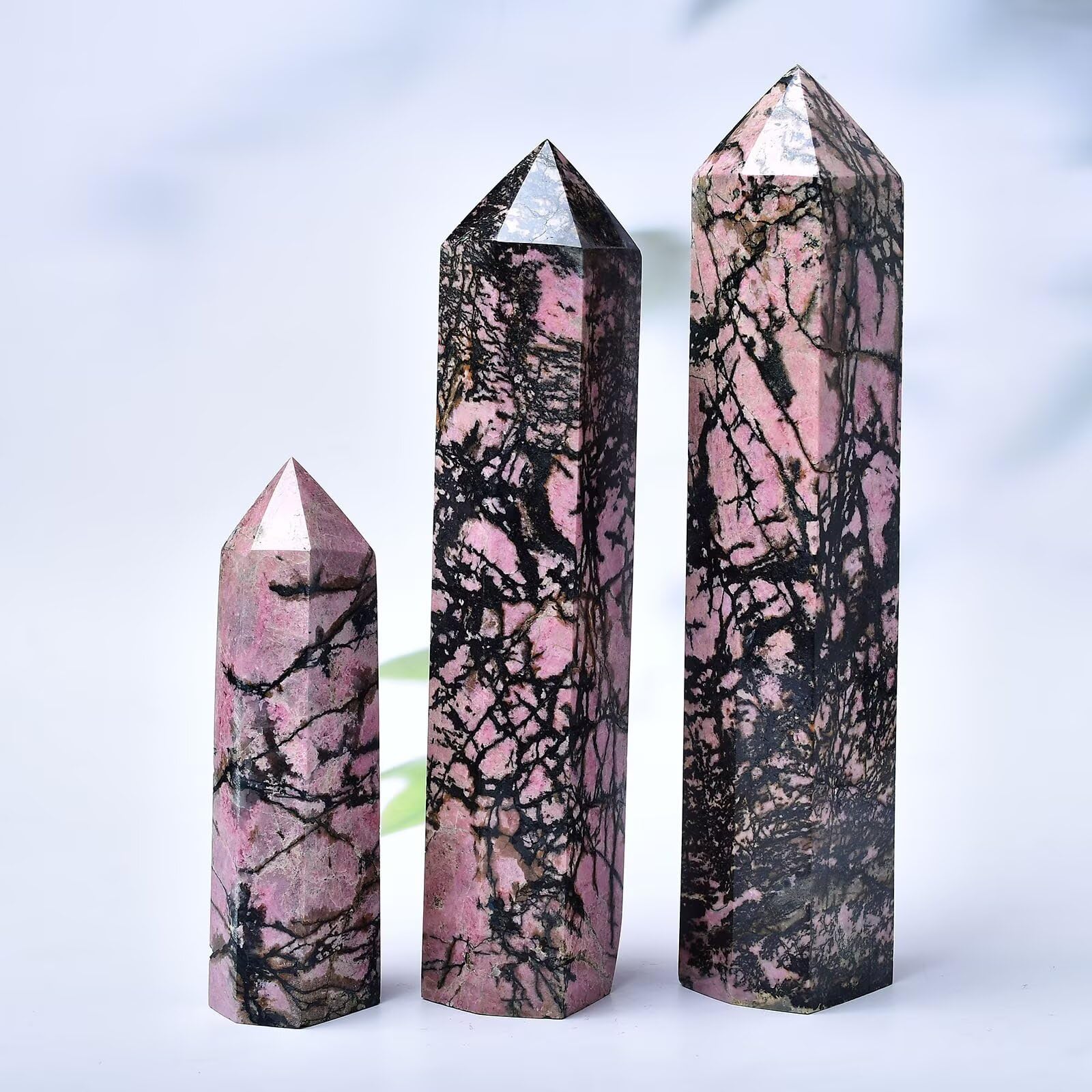FZBHRO Rhodonite promotes love and balance in your personal space.
