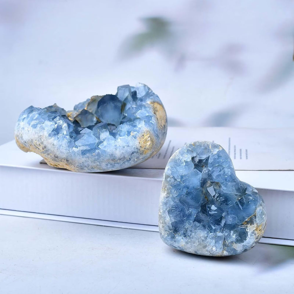 FZBHRO unique geode heart pattern showing natural craftsmanship and collector interest.