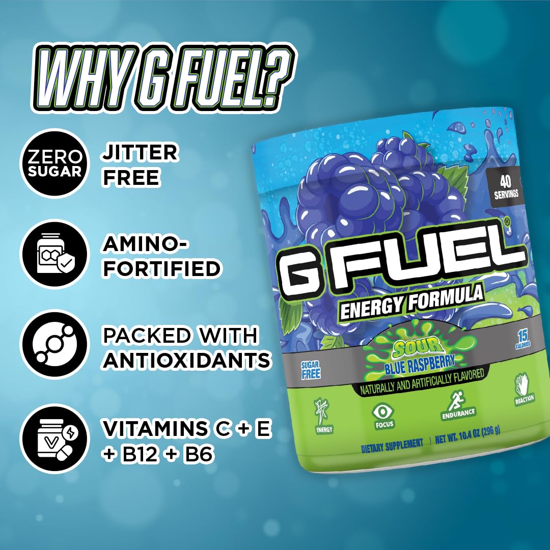 G Fuel Chug Rug caffeine boost supports gaming stamina and alertness
