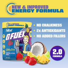 Glass with prepared drink showing tropical citrus berry flavor for refreshing focus