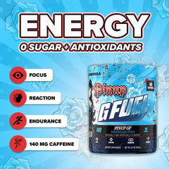 G Fuel Pinup GF Energy powder scoop serving for quick focus on the go