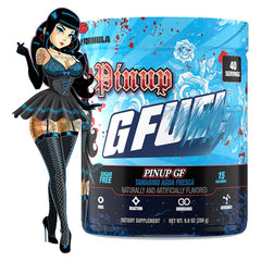 G Fuel Pinup GF Energy powder tub showing tamarind agua fresca for clean focus without sugar