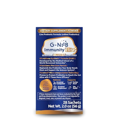 G-NiiB Immunity Elite SIM01 pour into hand shows convenient intake.