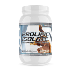 G6 Sports Prolific Isolate bottle pouring to show post-workout shake option