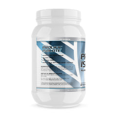 G6 Prolific Isolate Chocolate Peanut Butter label highlighting flavor and allergen-free profile