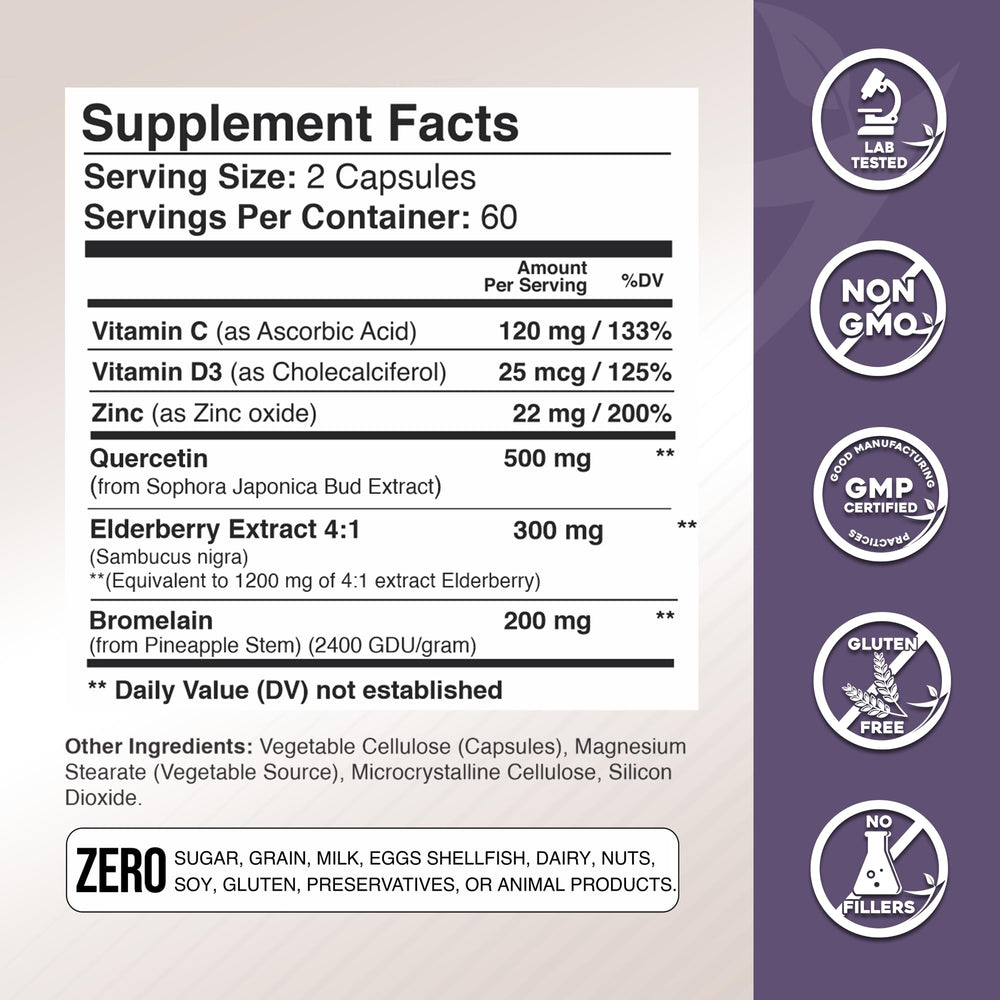 Gade Nutrition Bromelain label closeup suggests enhanced absorption potential.