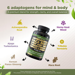 GADE NUTRITION Maca and Ginseng blend tablet image for endurance.