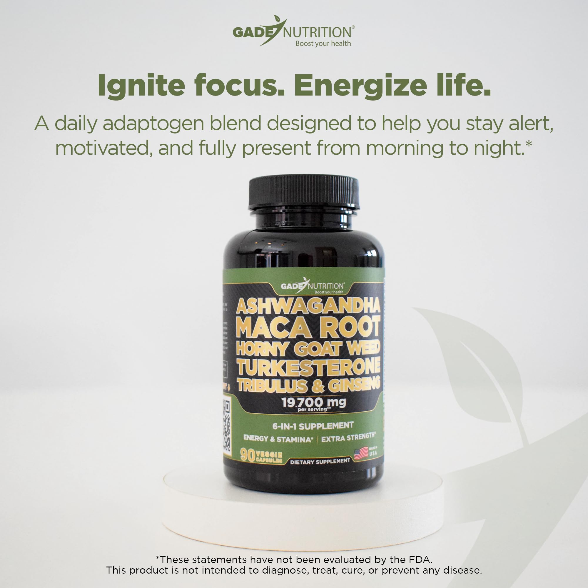 GADE NUTRITION Wellness on-the-go lifestyle shot.