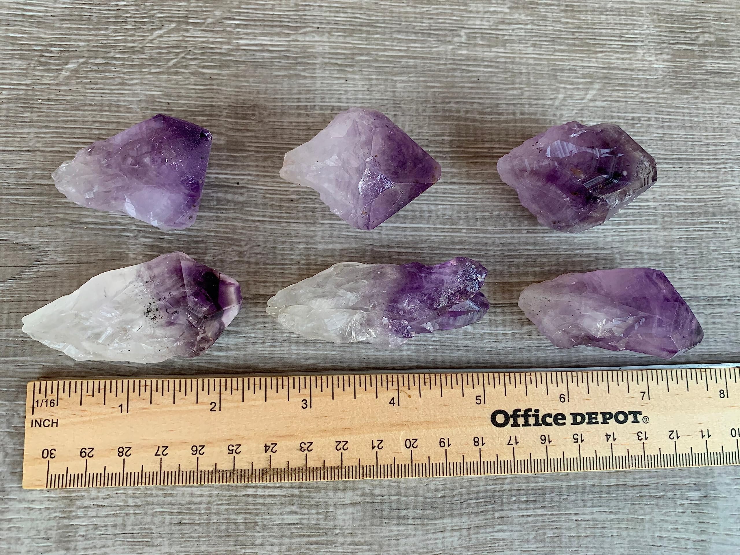 GAF TREASURES amethyst point 1-2.25 inch size for personal meditation.