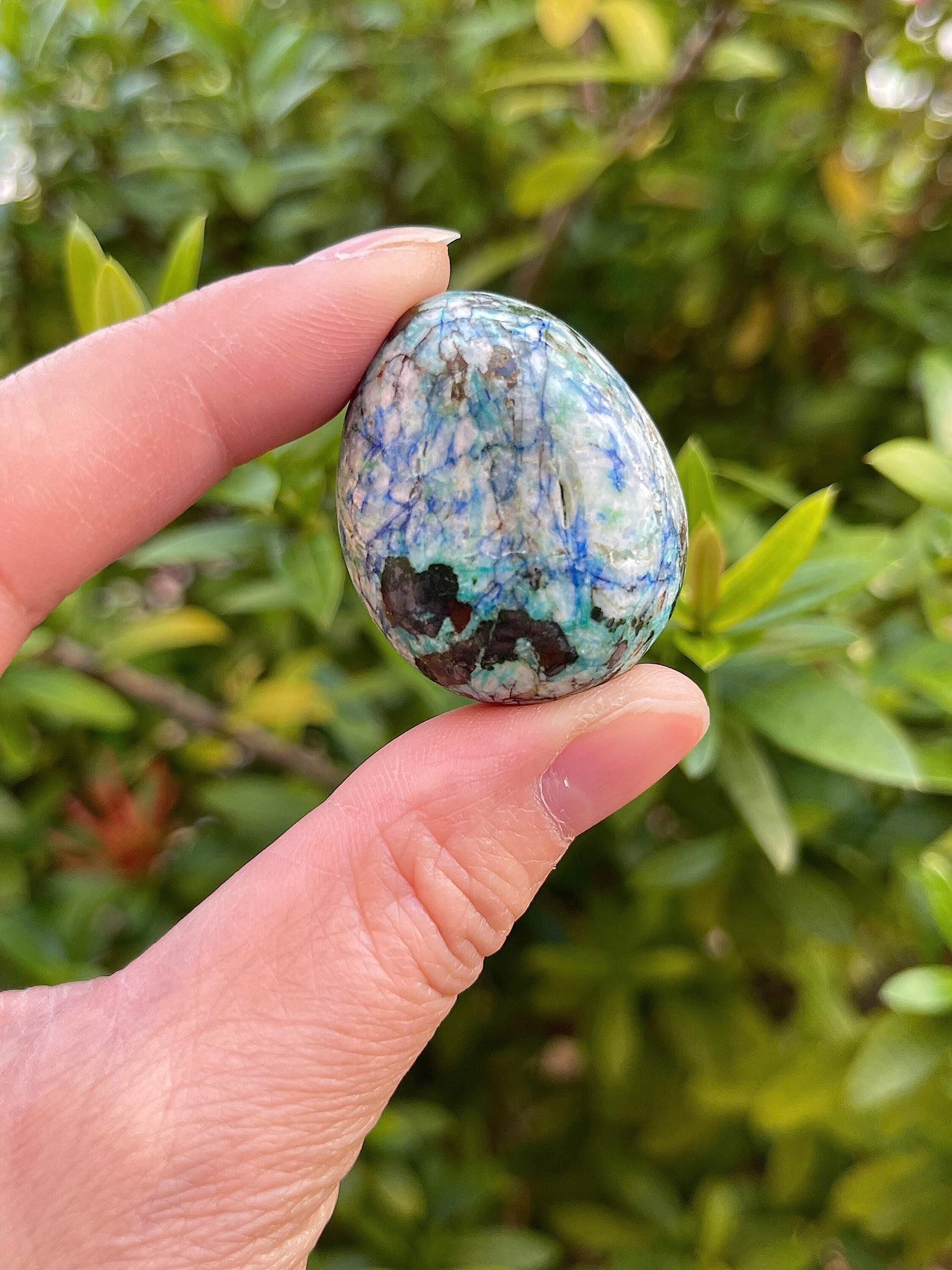 GAF TREASURES azurite malachite crystals suited for meditation and gentle focus