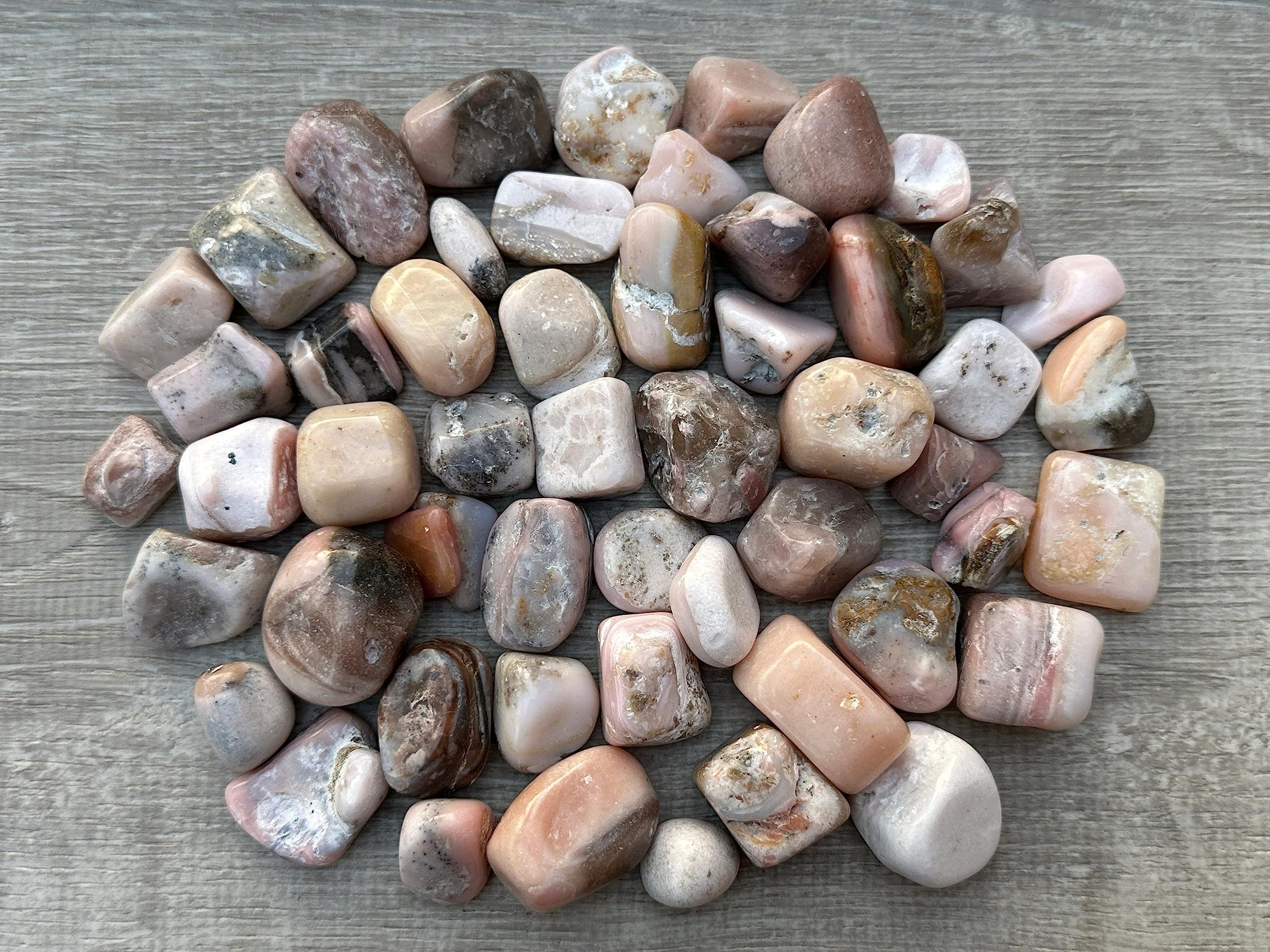 GAF TREASURES bulk pink opal stones for crafts and gifts