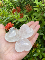 GAF Treasures clear quartz bulk heart pack ideal for collection or gifting