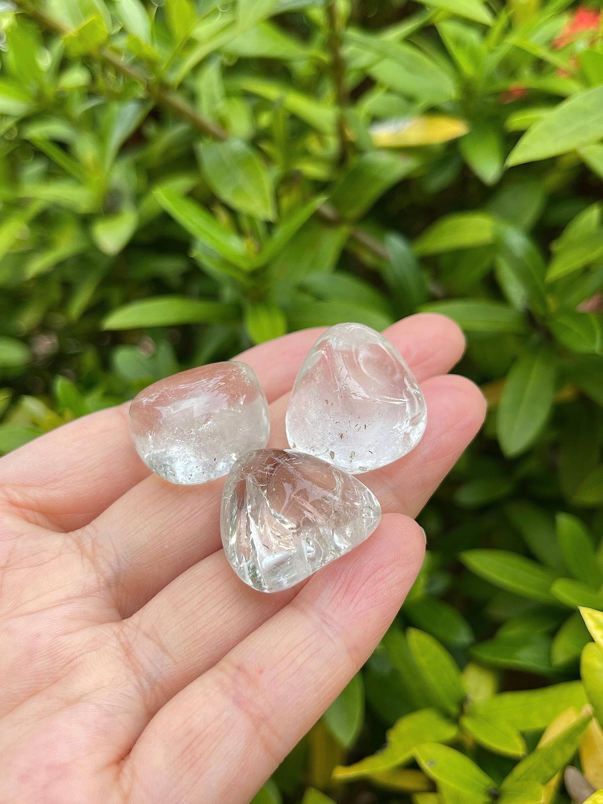 GAF TREASURES clear quartz stones for grid work – versatile energy practice.