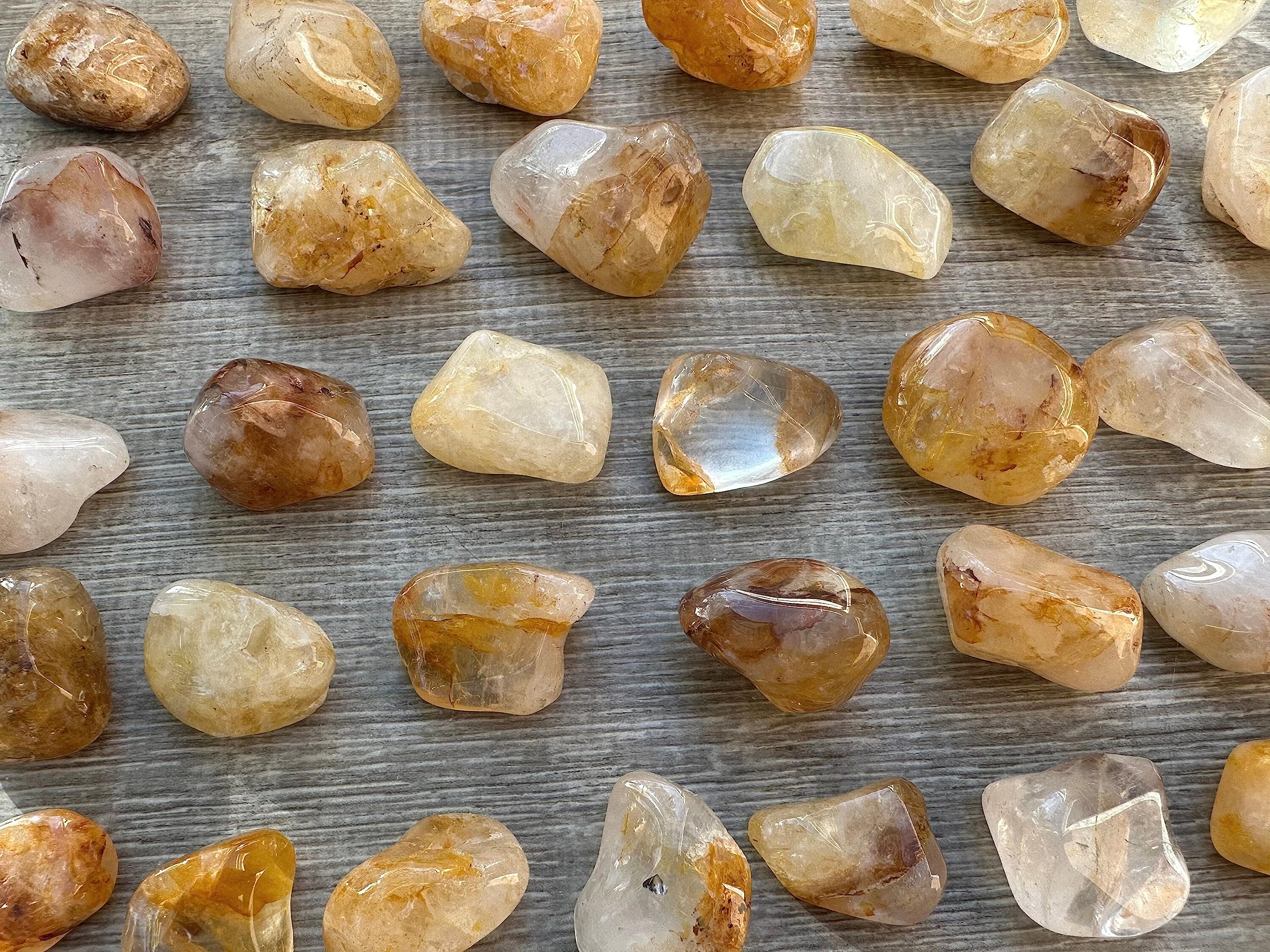 GAF TREASURES Golden Healer Quartz in hand fosters calm focus during mindfulness