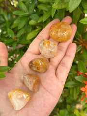 GAF TREASURES Golden Healer Quartz pocket carry supports subtle energy throughout the day