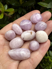 GAF TREASURES Kunzite in-pocket stones provide discreet calm during stressful moments