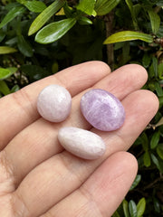 GAF TREASURES Kunzite stone shapes and sizes vary, adding unique character