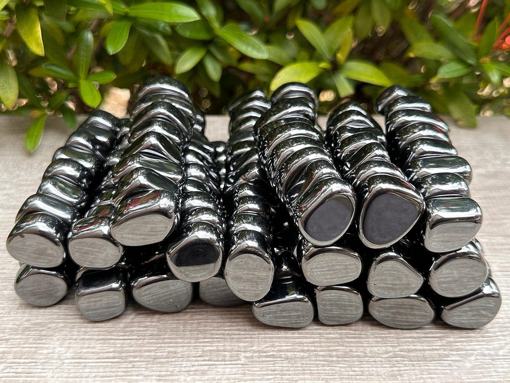 GAF Treasures magnetic hematite tumbles bulk pack shown for bulk buyers