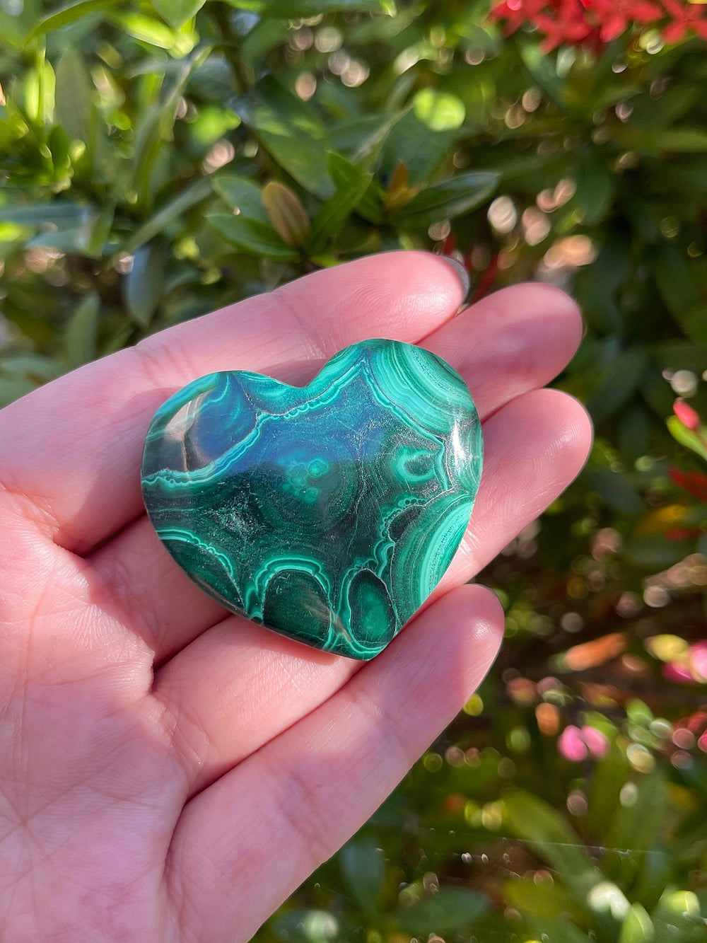 GAF TREASURES malachite gift idea, ideal for crystal beginners.