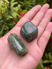 GAF Treasures tumbled nephrite jade stones with durable, timeless sparkle