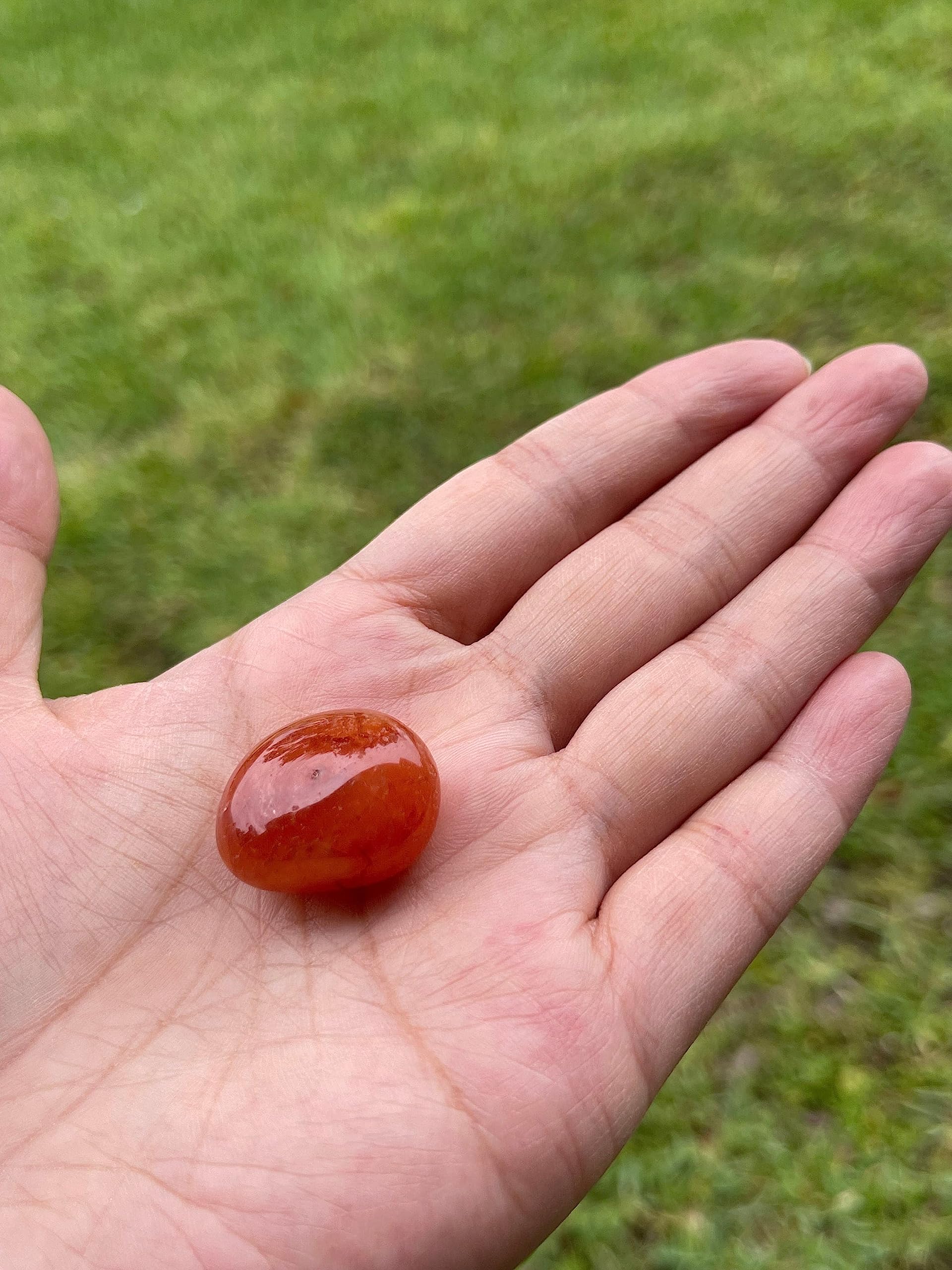 GAF TREASURES Polished carnelian bulk pack displaying warm glow for meditation