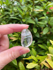 GAF TREASURES polished clear quartz gemstones 0.75–1.25 inch – luminous pocket-friendly pieces.