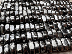 GAF Treasures polished hematite tumbles for pocket carry