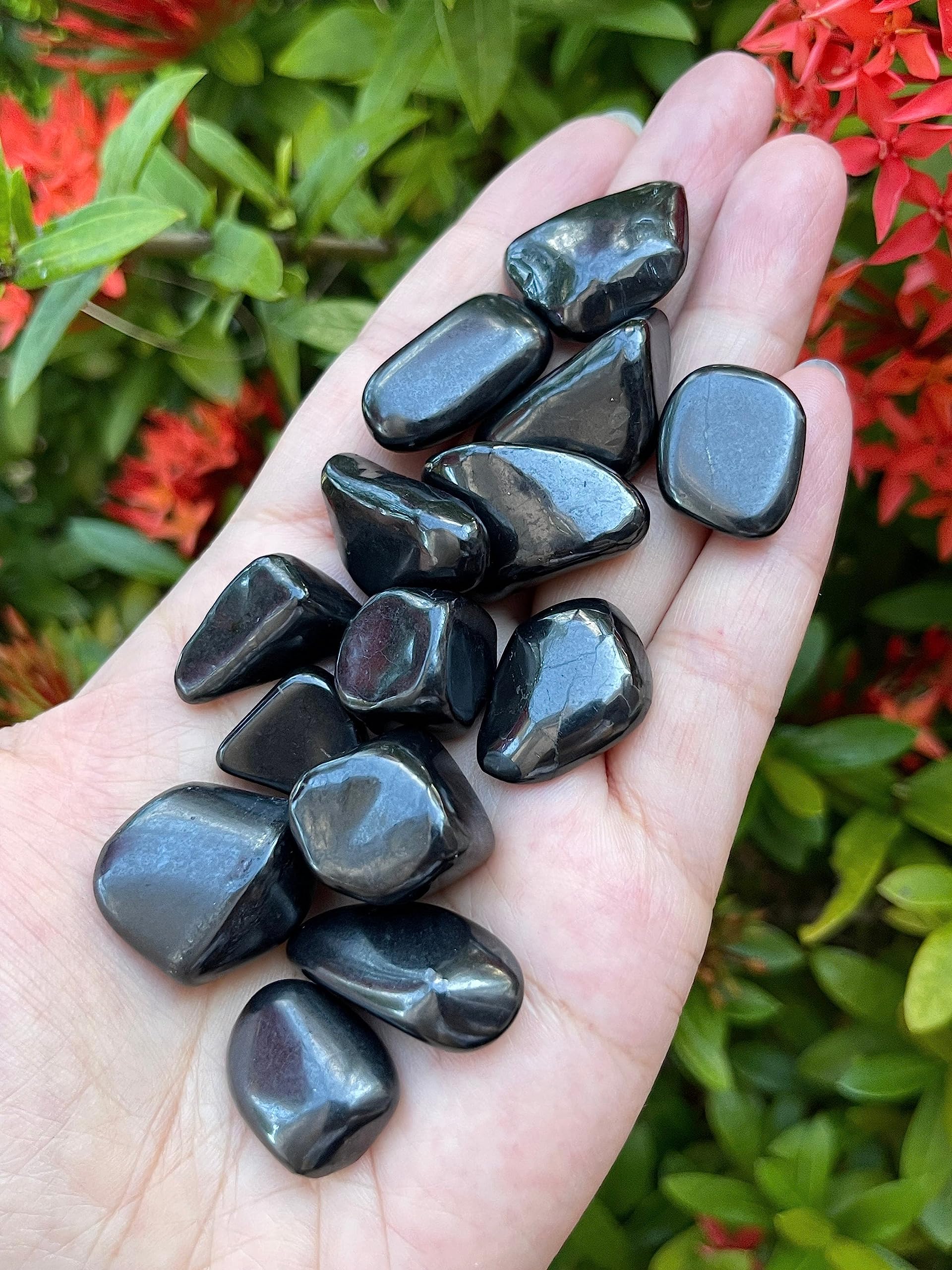 GAF TREASURES Shungite stones in a breathable pouch for portable grounding.