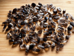 GAF TREASURES Smoky Quartz Point grid-ready stone for crystal layouts and energy-aware decor