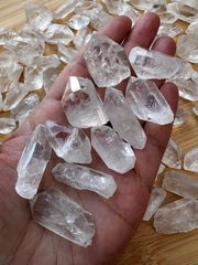 GAF Treasures small clear quartz point suitable for Reiki sessions