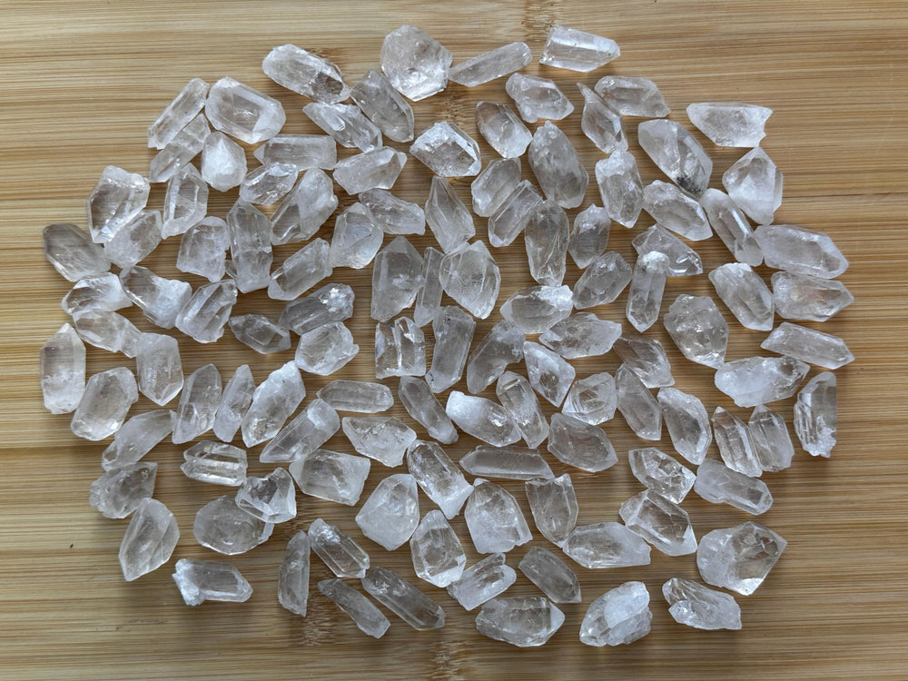 GAF Treasures natural quartz point to carry in a pocket