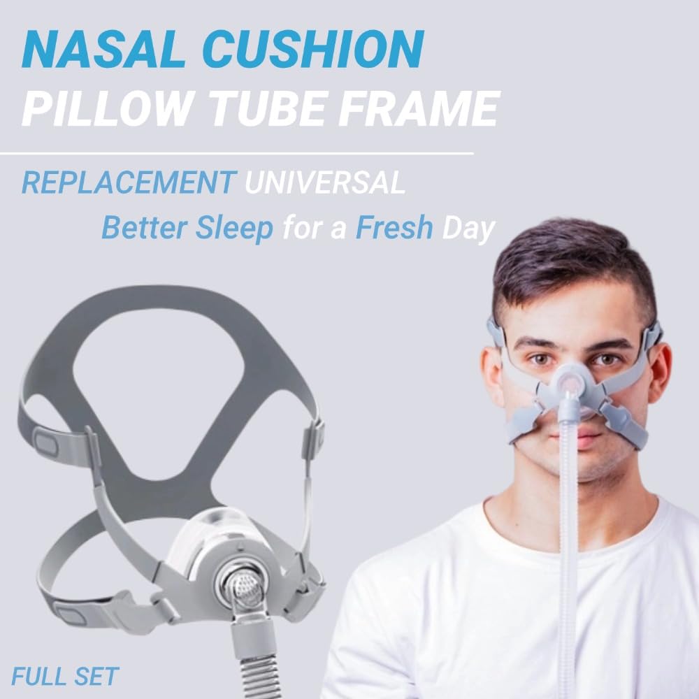 GAHQB CPAP mask easy wearing setup, quick put-on in seconds.