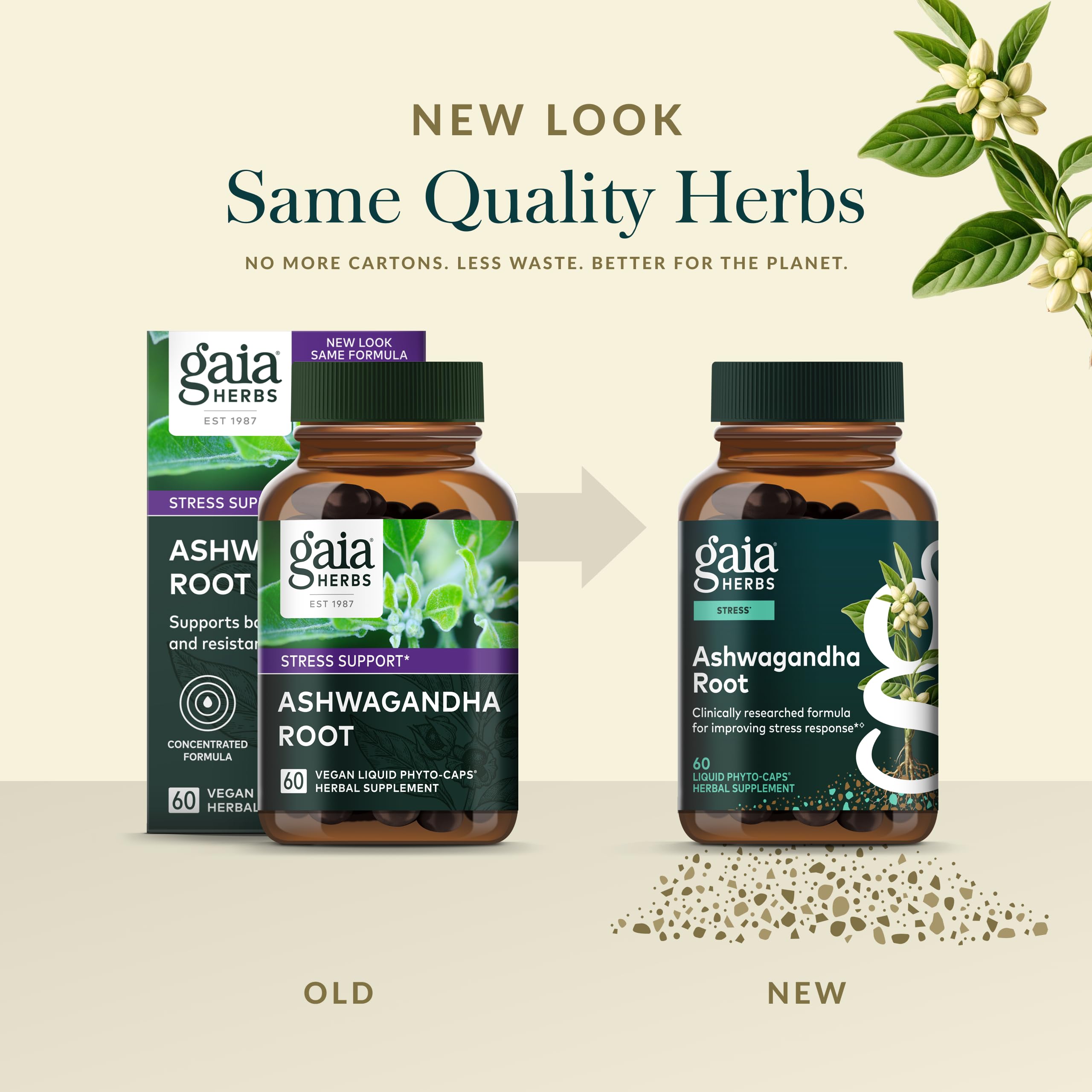 Gaia Herbs Ashwagandha Root origin from India