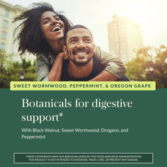 Gluten-free, dairy-free, and soy-free Gaia Herbs Microbiome Cleanse label
