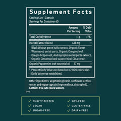 Sweet wormwood and oregano in Gaia Herbs Microbiome Cleanse blend for digestive wellness