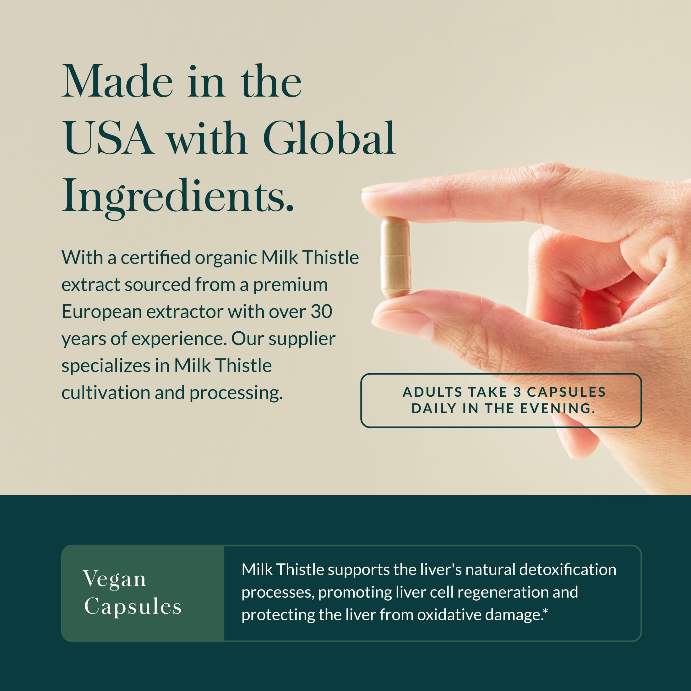 Gaia Herbs Milk Thistle box packaging on a clean surface.