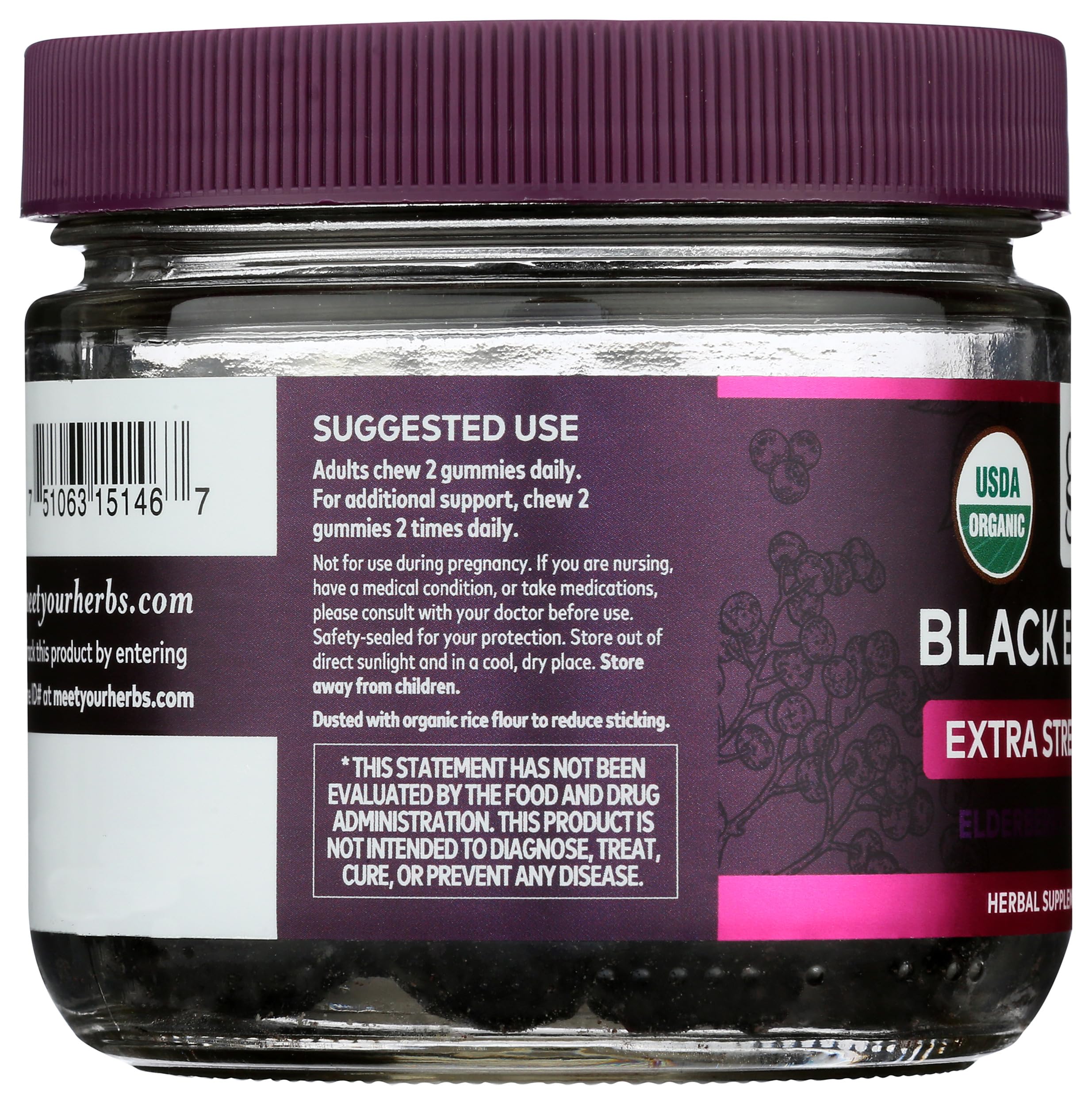 Gaia Herbs organic elderberries harvest scene emphasizes sustainable, high-quality berries