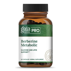 GAIA Herbs PRO berberine metabolic bottle cap for easy daily use and potential metabolic support.