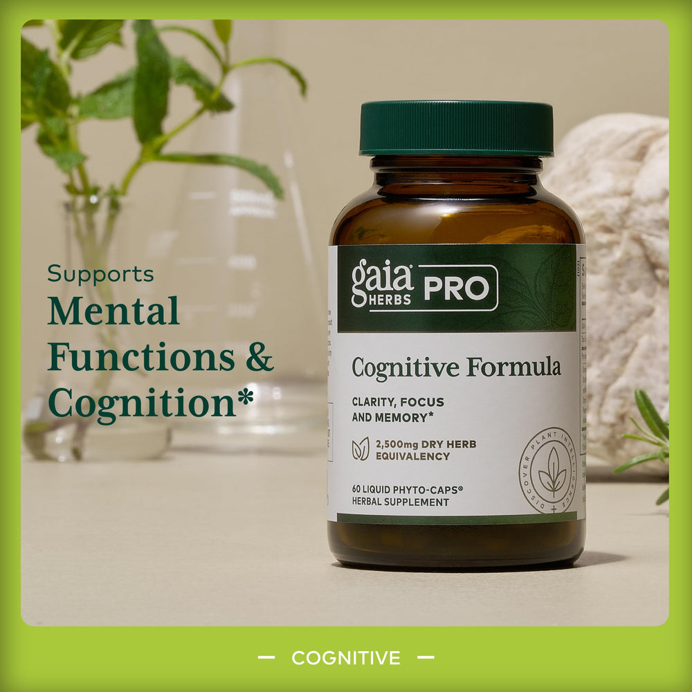 GAIA Herbs PRO capsules close-up ready for daily use