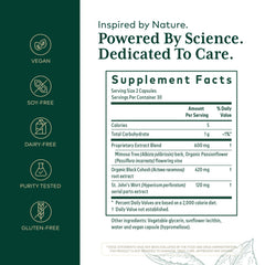 Gaia Herbs PRO PM capsules close-up highlighting vegan, plant-based formula